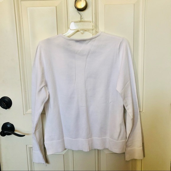 Isaac Mizrahi NWT Ladies White Cardigan Small - Picture 3 of 5